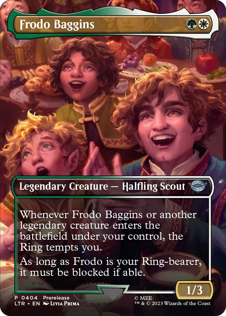 Frodo Baggins (Borderless Alternate Art) [The Lord of the Rings: Tales of Middle-Earth] | Good Games Modbury