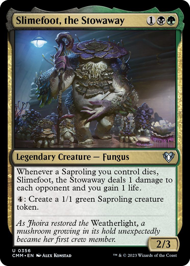 Slimefoot, the Stowaway [Commander Masters] | Good Games Modbury