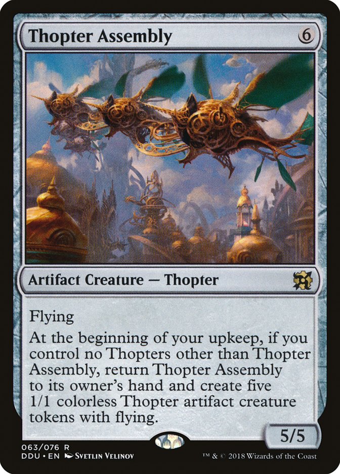 Thopter Assembly [Duel Decks: Elves vs. Inventors] | Good Games Modbury