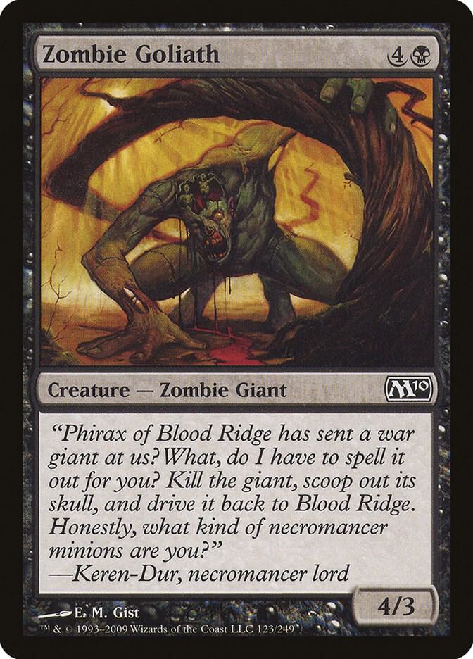 Zombie Goliath 123/249 (Magic 2010 (M10))  - Foil | Good Games Modbury