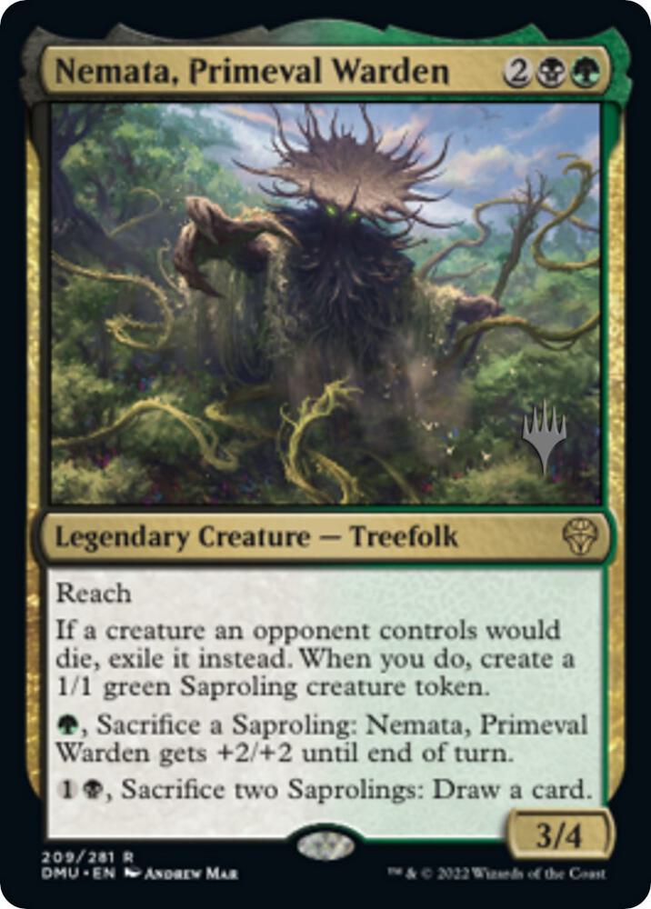 Nemata Primeval Warden 209p/161 (Promo Pack: Dominaria United)  | Good Games Modbury