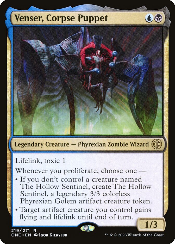 Venser, Corpse Puppet 219/271 (Phyrexia: All Will Be One)  - Foil | Good Games Modbury