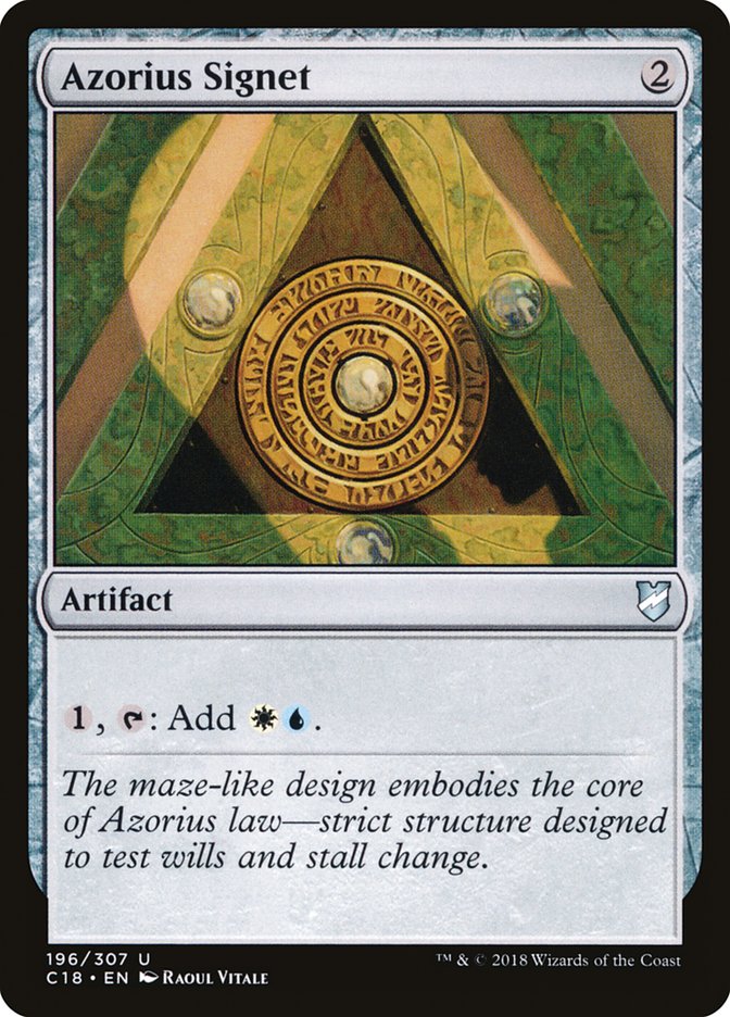 Azorius Signet [Commander 2018] | Good Games Modbury