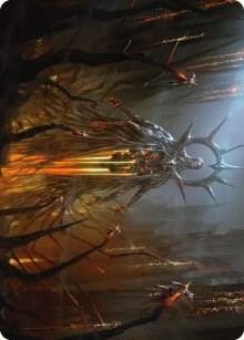 Solphim Mayhem Dominus Art Card 35 (Art Series: Phyrexia: All Will Be One)  | Good Games Modbury