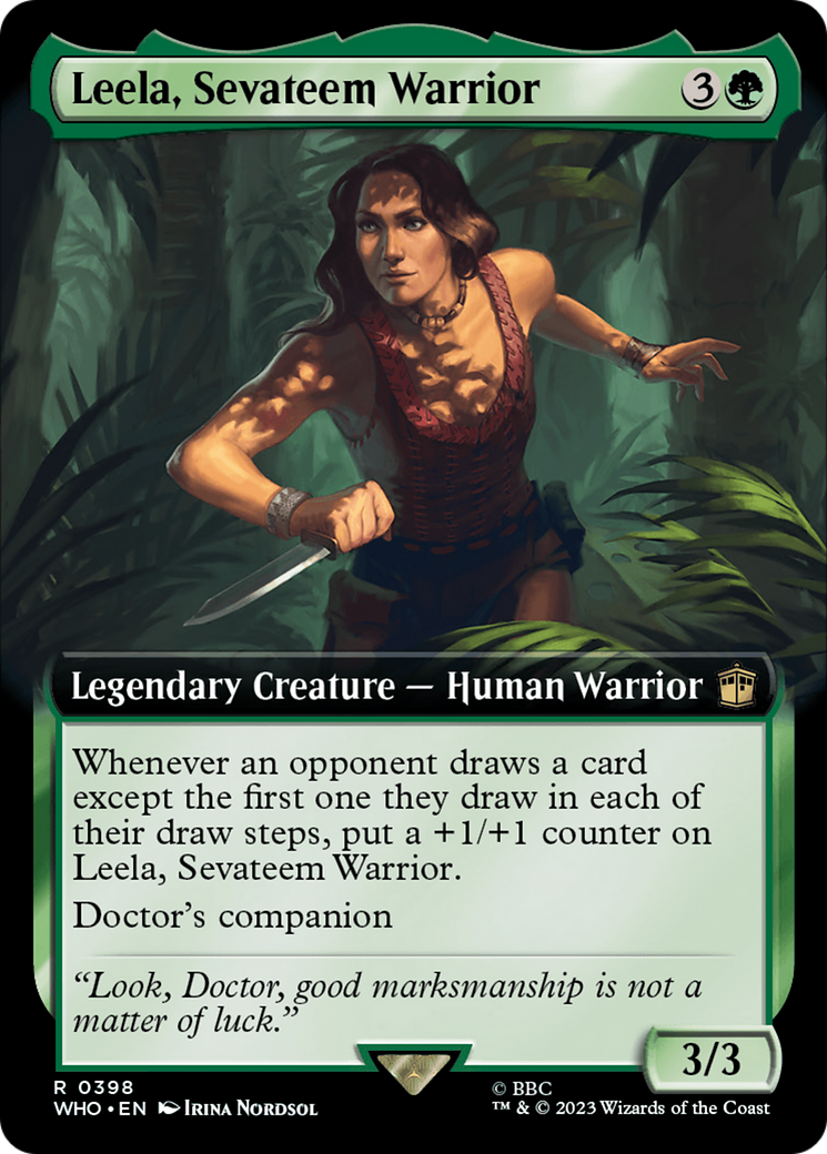 Leela, Sevateem Warrior (Extended Art) [Doctor Who] | Good Games Modbury