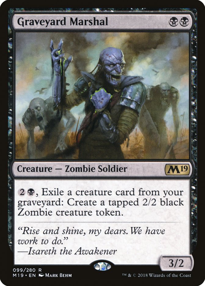 Graveyard Marshal 99/280 (Core Set 2019)  | Good Games Modbury