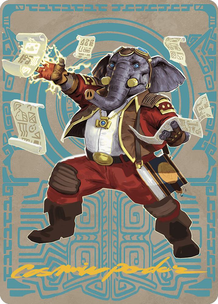 Quintorius Kand Art Card 65 81 Gold Stamped Signature 65 (Art Series: The Lost Caverns of Ixalan)  | Good Games Modbury
