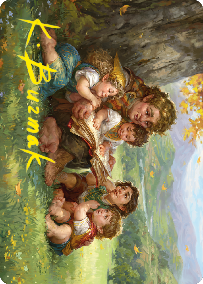 Samwise Gamgee Art Card (19/81) (Gold-Stamped Signature) [The Lord of the Rings: Tales of Middle-earth Art Series] | Good Games Modbury