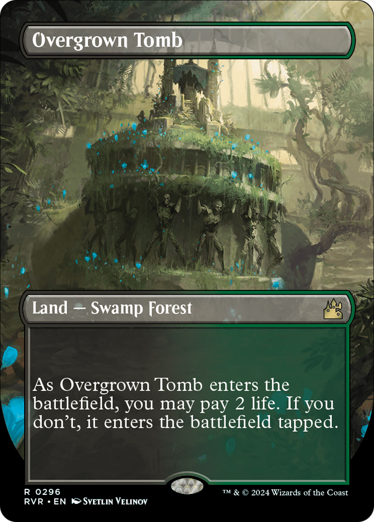 Overgrown Tomb (Borderless) [Ravnica Remastered] | Good Games Modbury