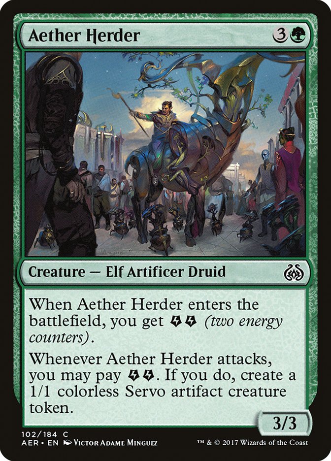 Aether Herder 102/184 (Aether Revolt)  - Foil | Good Games Modbury