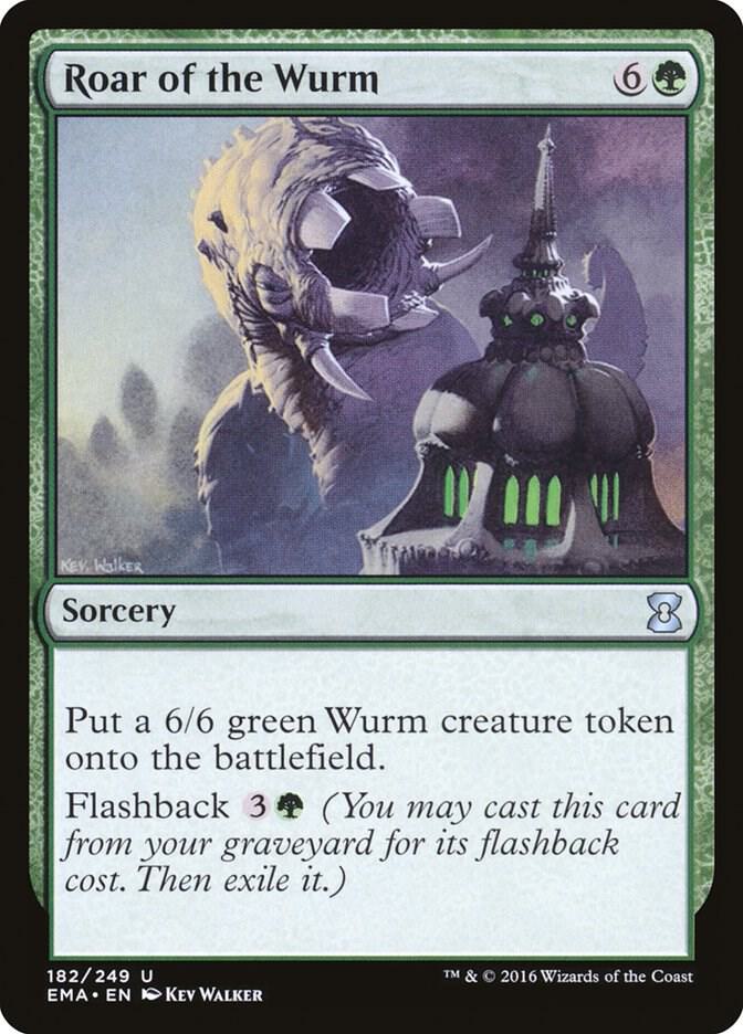 Roar of the Wurm 182/249 (Eternal Masters)  - Foil | Good Games Modbury