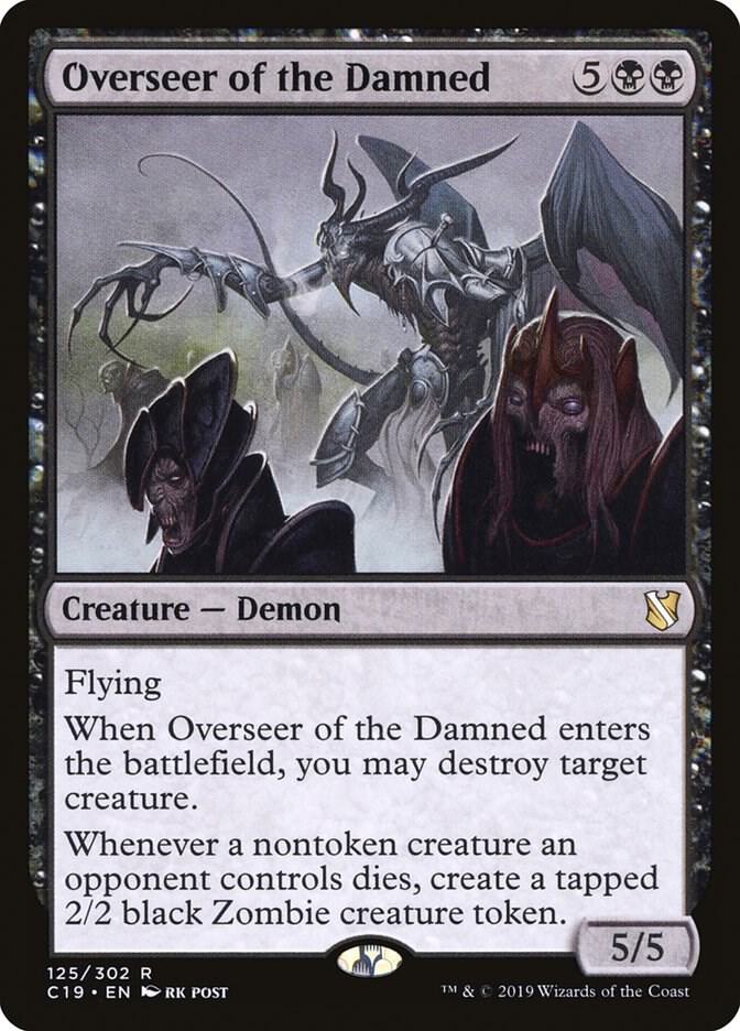 Overseer of the Damned 125/302 (Commander 2019)  | Good Games Modbury