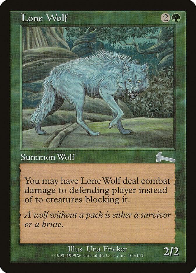 Lone Wolf 105/143 (Urza's Legacy)  - Foil | Good Games Modbury