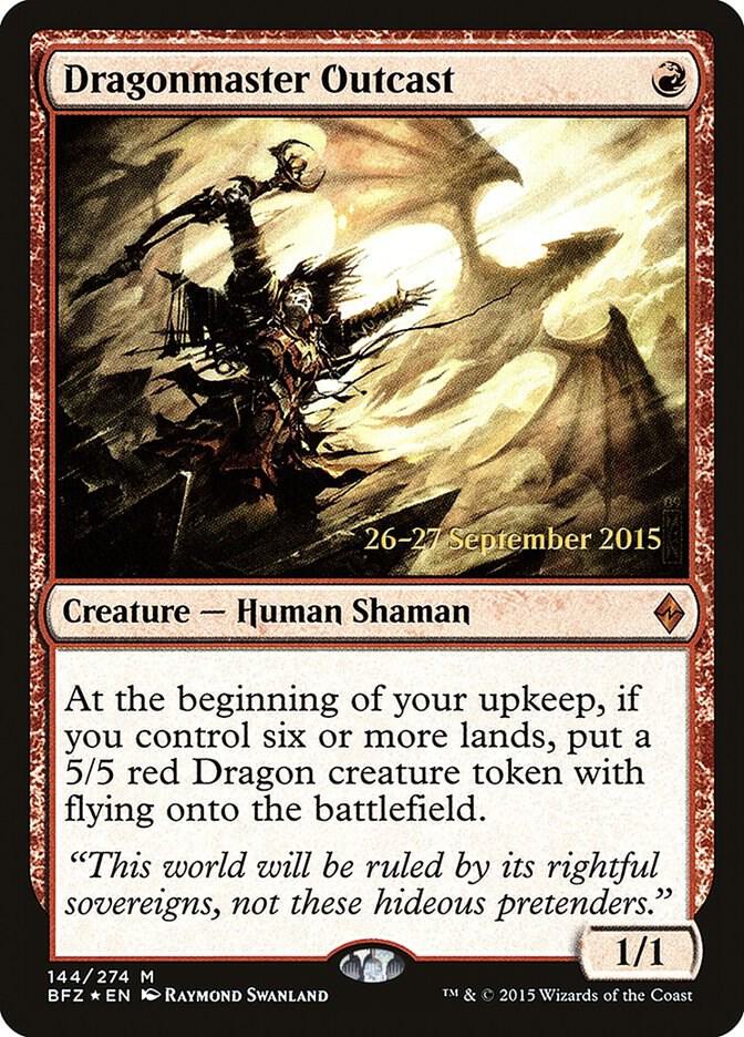 Dragonmaster Outcast 144s/90 (Prerelease Cards)  - Foil | Good Games Modbury