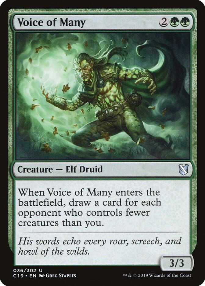 Voice of Many 36 (Commander 2019)  | Good Games Modbury