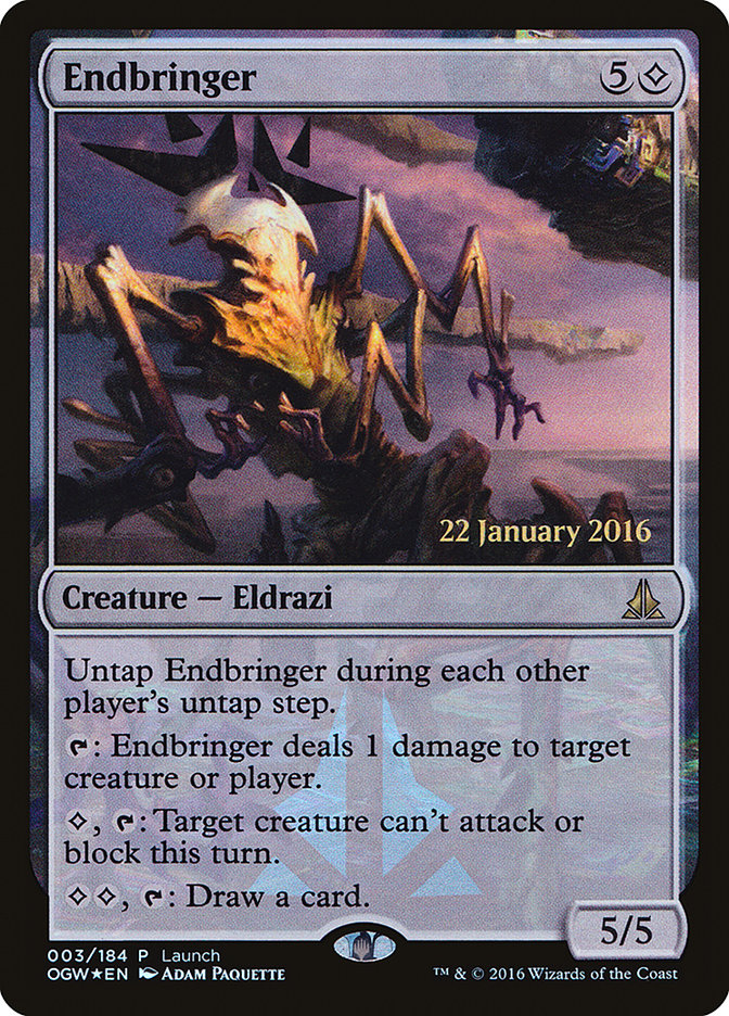 Endbringer (Prerelease) [Oath of the Gatewatch Promos] | Good Games Modbury