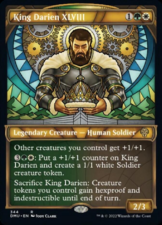 King Darien XLVIII (Showcase Textured) [Dominaria United] | Good Games Modbury