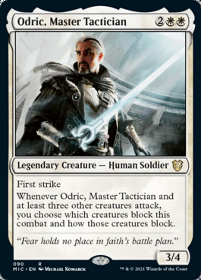 Odric, Master Tactician [Innistrad: Midnight Hunt Commander] | Good Games Modbury