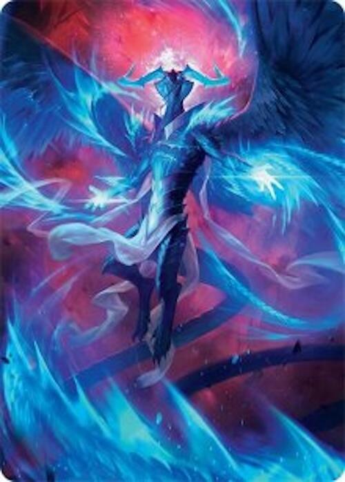 Ugin Eye of the Storms Art Card 48 54 48 (Art Series: Tarkir: Dragonstorm)  | Good Games Modbury