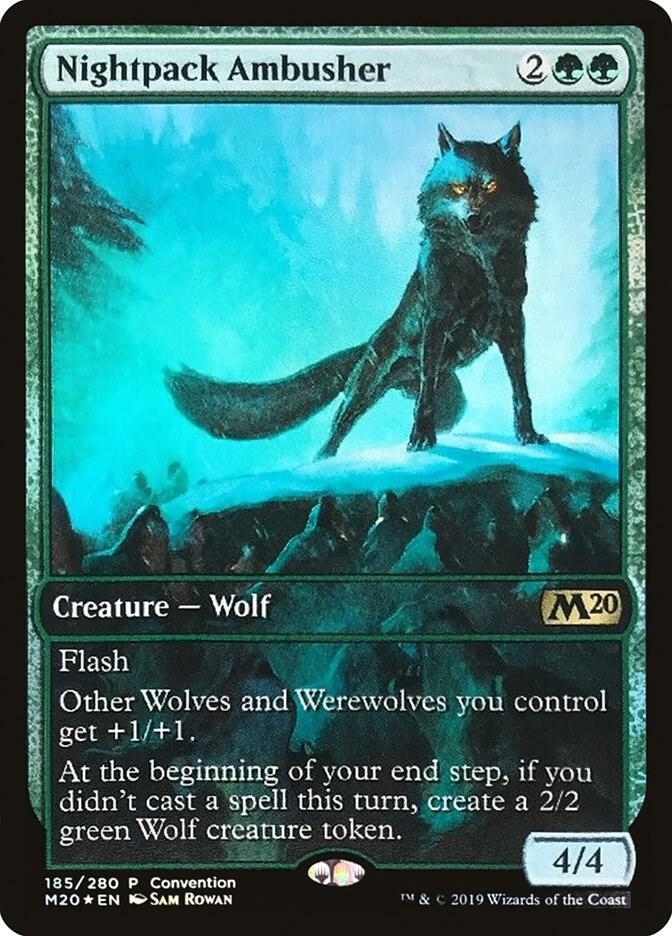 Nightpack Ambusher 185/280 (Media Promos)  - Foil | Good Games Modbury