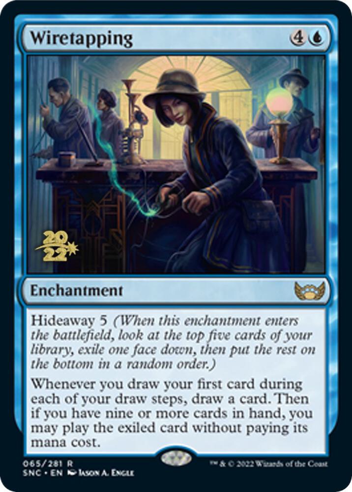 Wiretapping 65s/161 (Prerelease Cards)  - Foil | Good Games Modbury