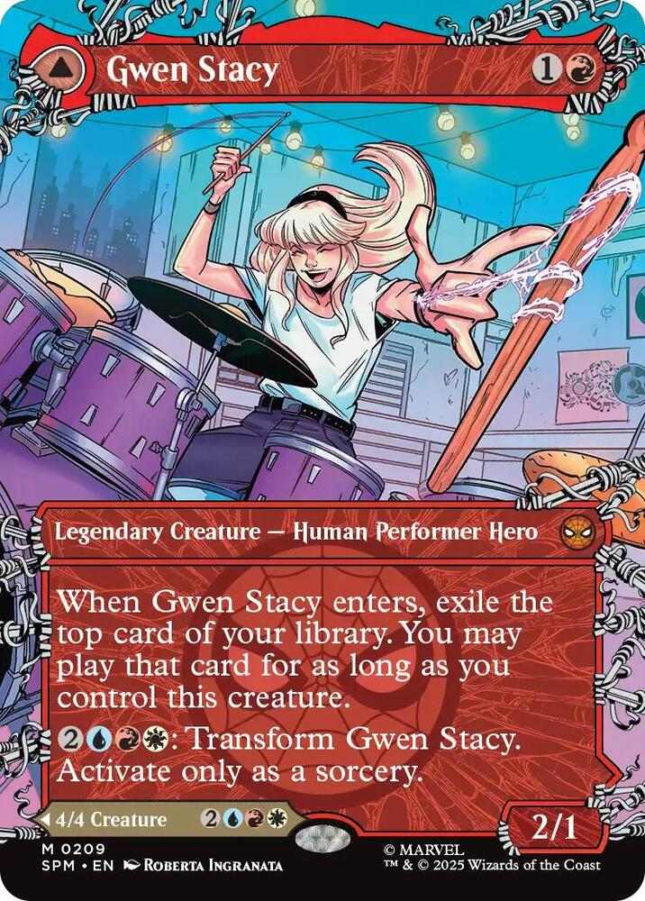 Gwen Stacy // Ghost-Spider 209/198 (Marvel's Spider-Man)  - Showcase | Good Games Modbury