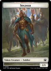 Soldier // Insect Double-Sided Token [March of the Machine Commander Tokens] | Good Games Modbury