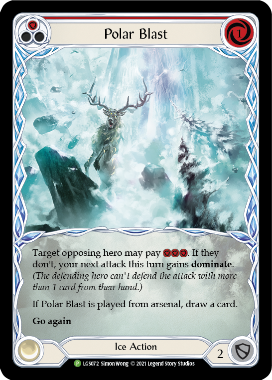 Polar Blast (Red) [LGS072] (Promo)  Rainbow Foil | Good Games Modbury