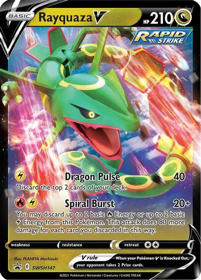 Rayquaza V (SWSH147) [Sword & Shield: Black Star Promos] | Good Games Modbury