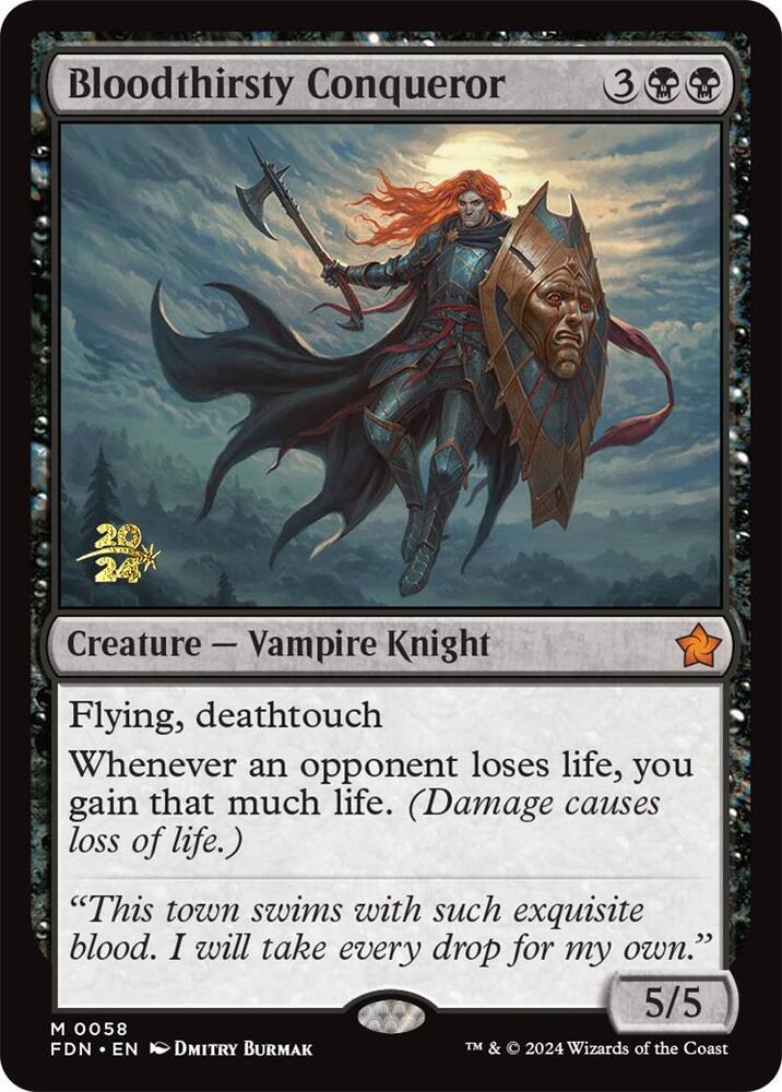 Bloodthirsty Conqueror 58s/101 (Prerelease Cards)  - Foil | Good Games Modbury