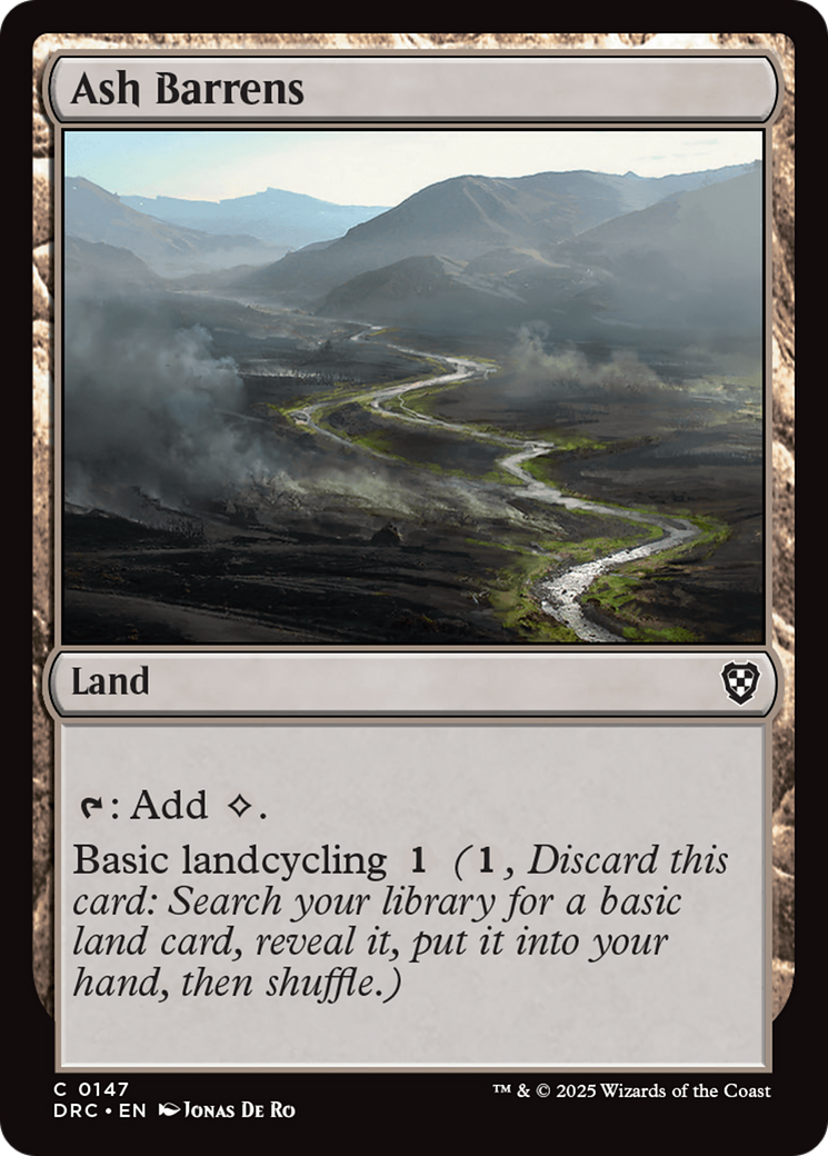 Ash Barrens [Aetherdrift Commander] | Good Games Modbury
