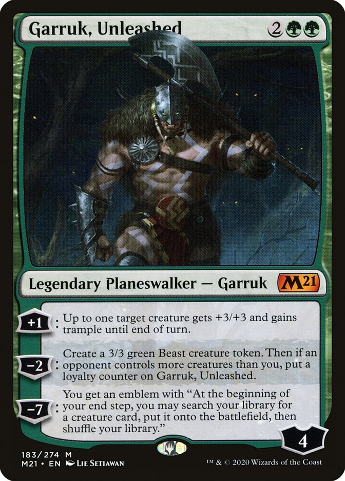 Garruk, Unleashed [Core Set 2021] | Good Games Modbury