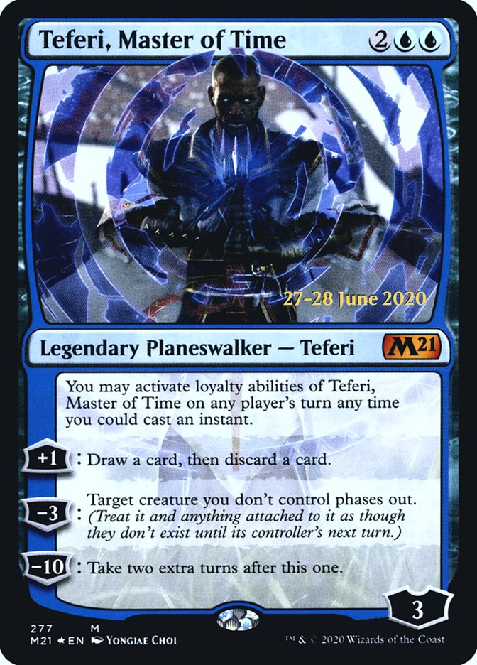 Teferi, Master of Time (275) [Core Set 2021 Prerelease Promos] | Good Games Modbury