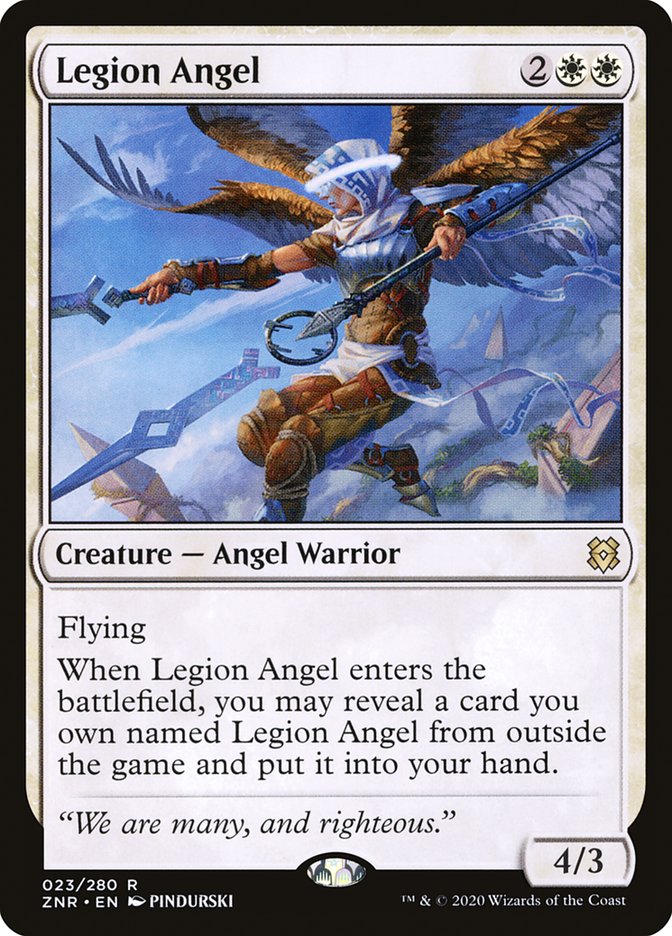 Legion Angel [Zendikar Rising] | Good Games Modbury