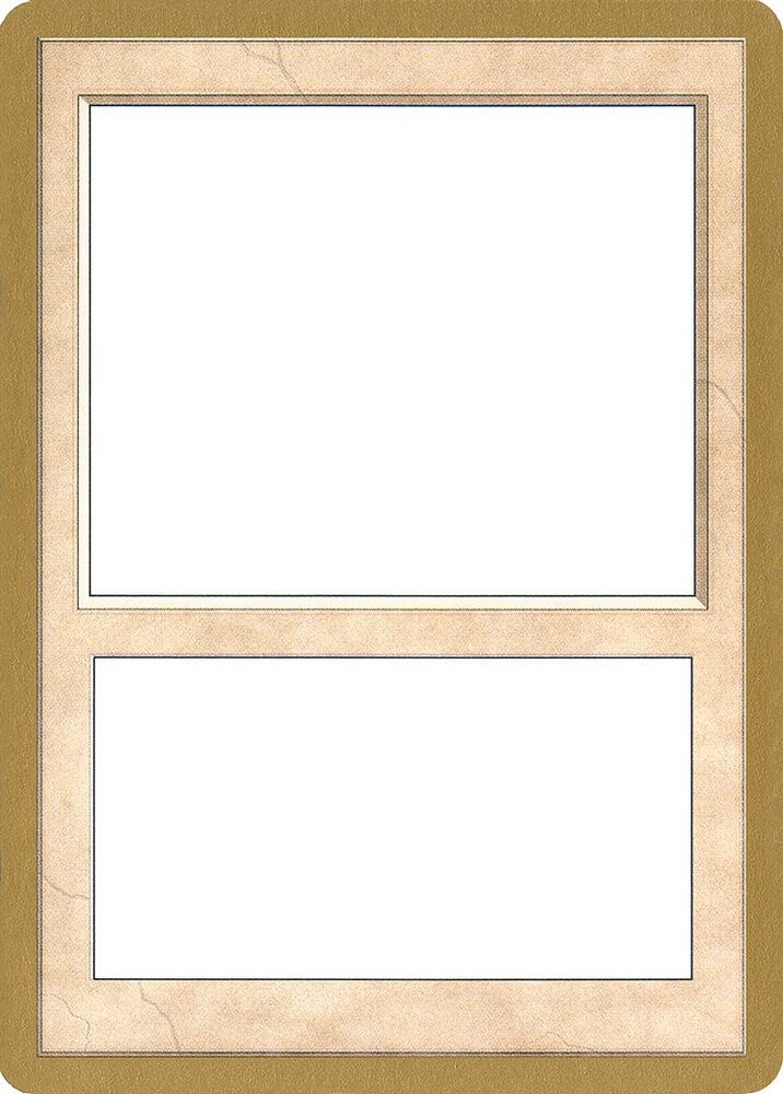 2002 World Championship Blank Card  (World Championship Decks)  | Good Games Modbury