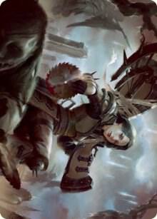 Sawblade Slinger Art Card 54 (Art Series: Innistrad: Crimson Vow)  | Good Games Modbury