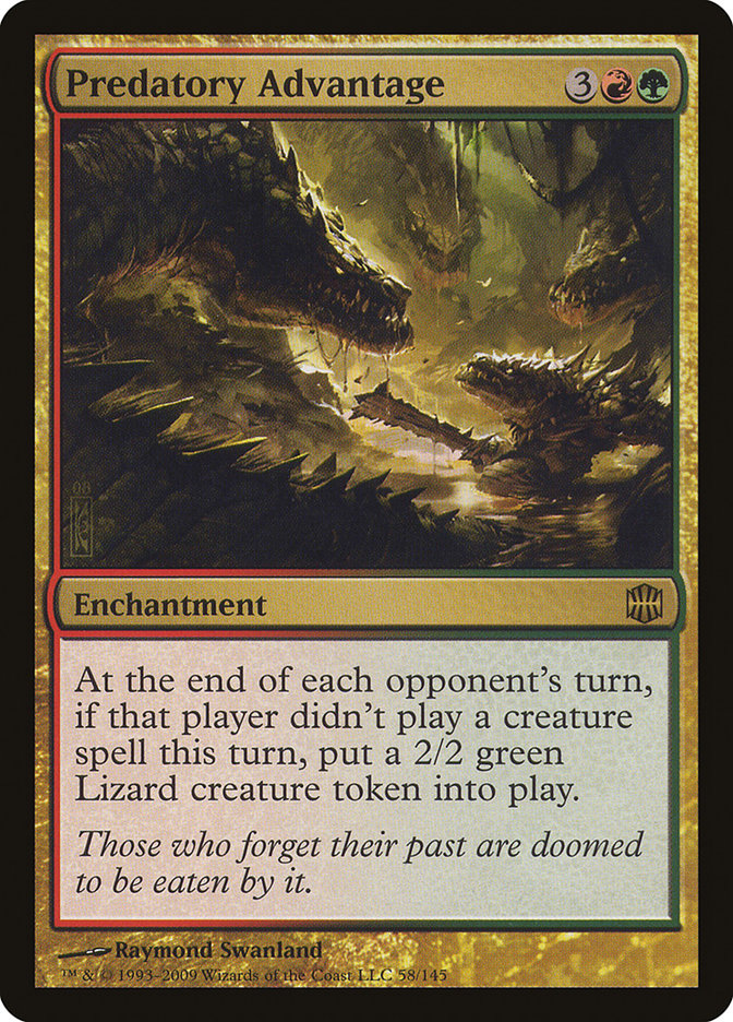 Predatory Advantage 58/145 (Alara Reborn)  | Good Games Modbury