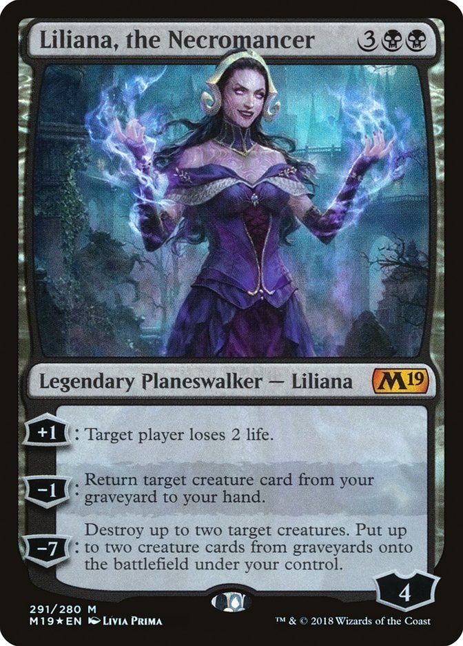 Liliana, the Necromancer [Core Set 2019] | Good Games Modbury