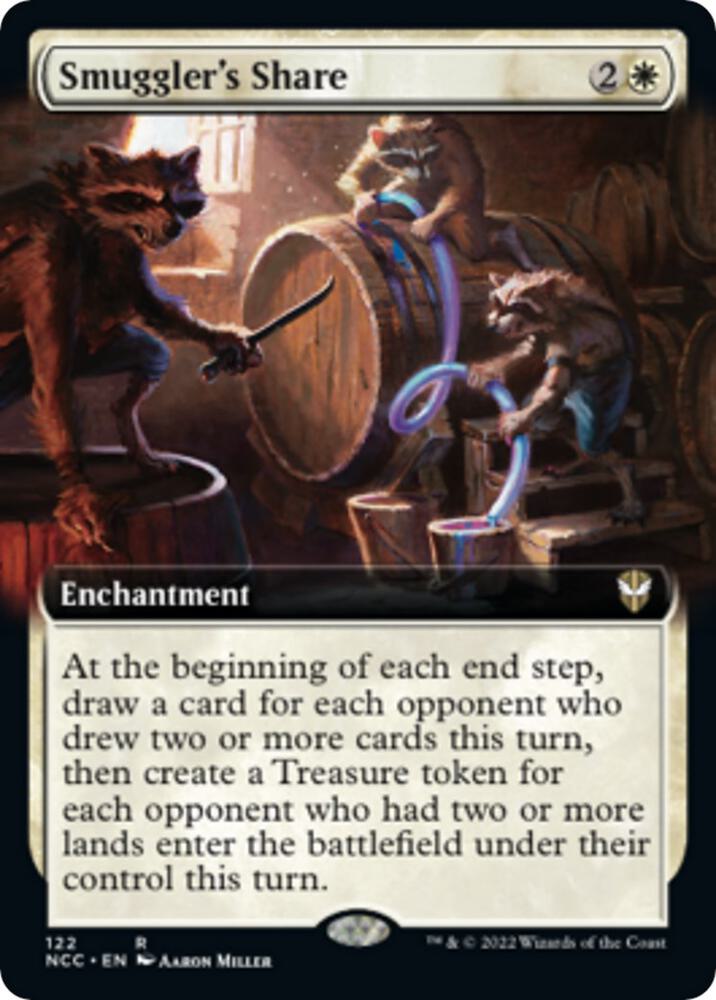 Smugglers Share Extended Art 122 (Commander: Streets of New Capenna)  | Good Games Modbury