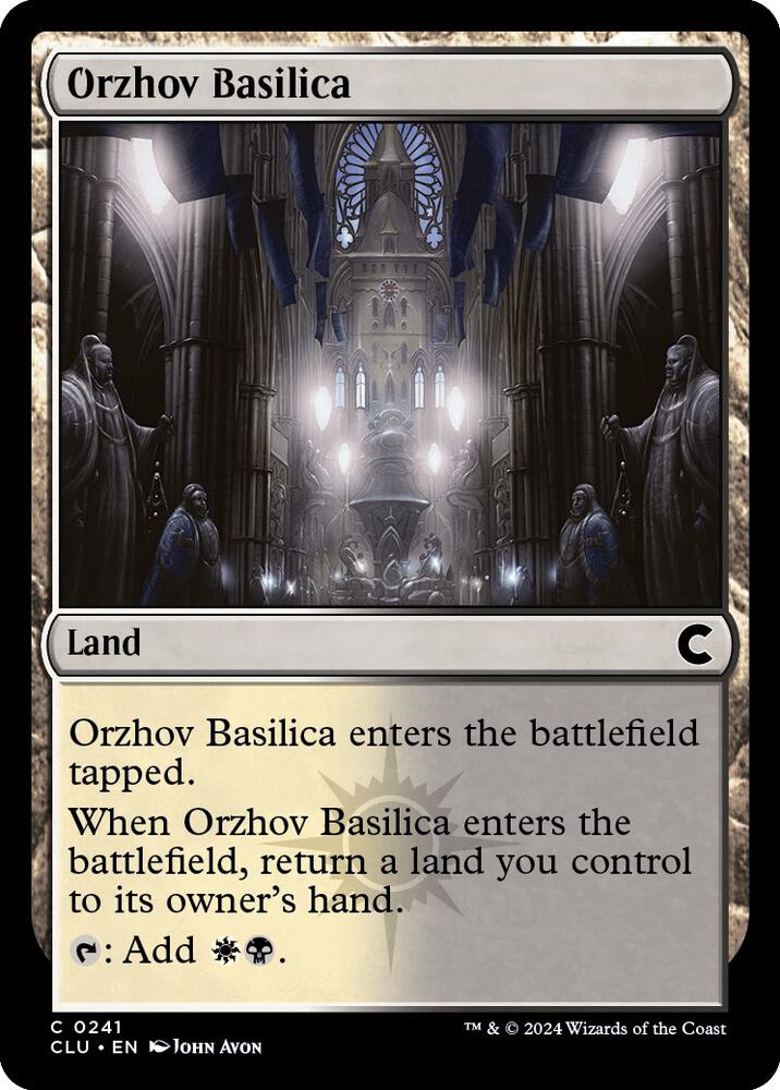 Orzhov Basilica 241/284 (Ravnica: Clue Edition)  | Good Games Modbury