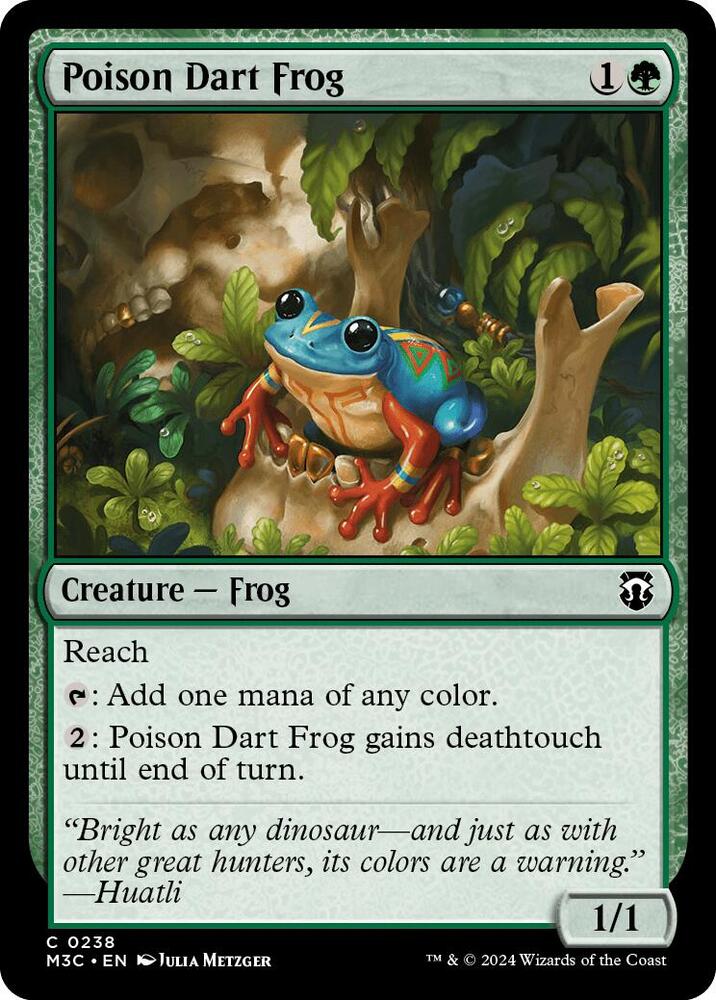Poison Dart Frog 238/411 (Commander: Modern Horizons 3)  - Ripple Foil | Good Games Modbury