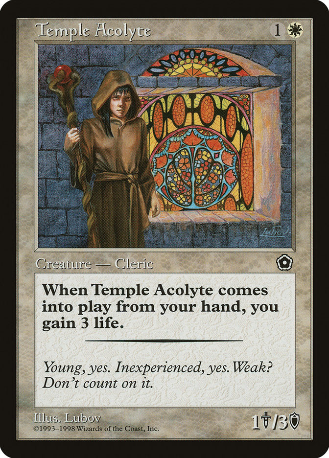 Temple Acolyte [Portal Second Age] | Good Games Modbury