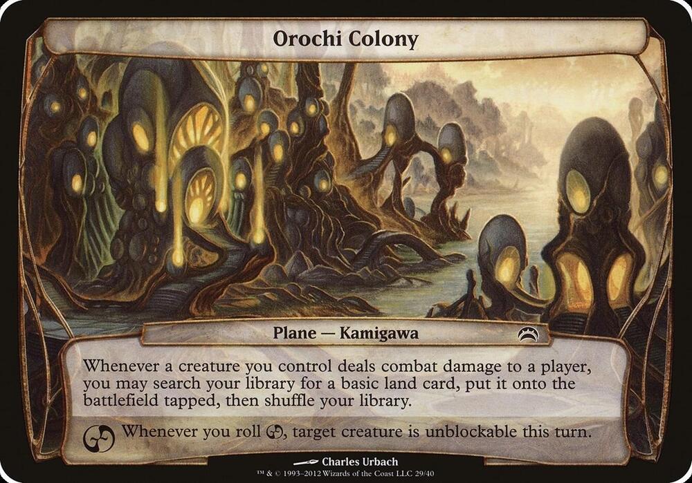 Orochi Colony Planechase 2012 29/40 (Oversize Cards)  | Good Games Modbury