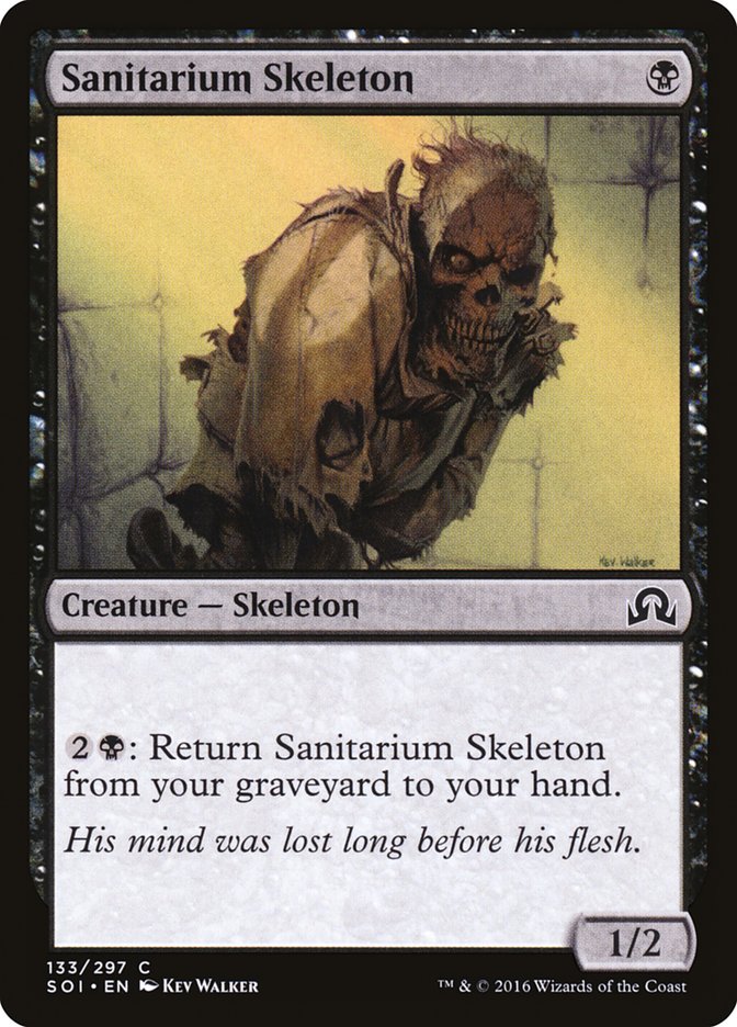 Sanitarium Skeleton [Shadows over Innistrad] | Good Games Modbury
