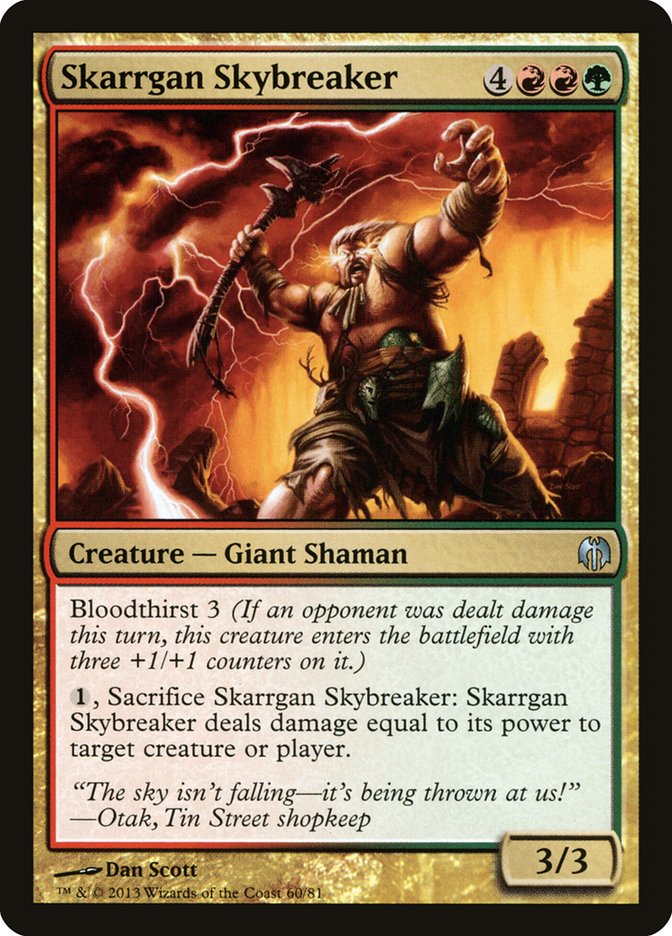 Skarrgan Skybreaker 60/81 (Duel Decks: Heroes vs. Monsters)  | Good Games Modbury