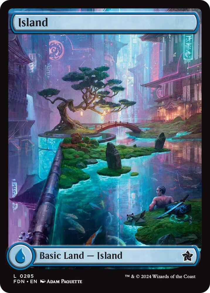 Island 0285 285 (Foundations)  - Foil | Good Games Modbury