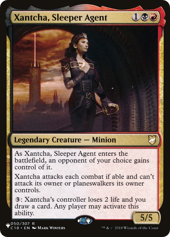 Xantcha Sleeper Agent C18-50/5075 (The List Reprints)  | Good Games Modbury