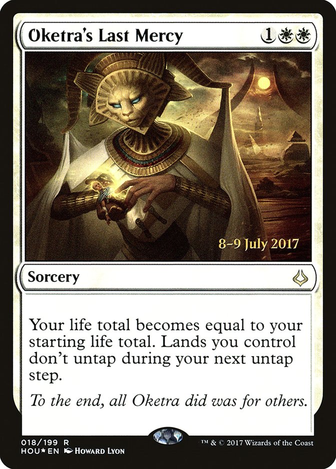 Oketra's Last Mercy [Hour of Devastation Prerelease Promos] | Good Games Modbury