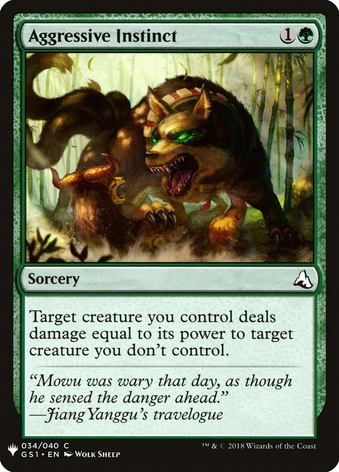 Aggressive Instinct [Mystery Booster] | Good Games Modbury