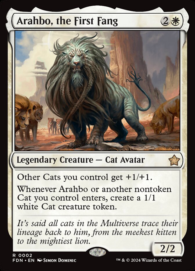 Arahbo, the First Fang 2/291 (Foundations)  - Foil | Good Games Modbury